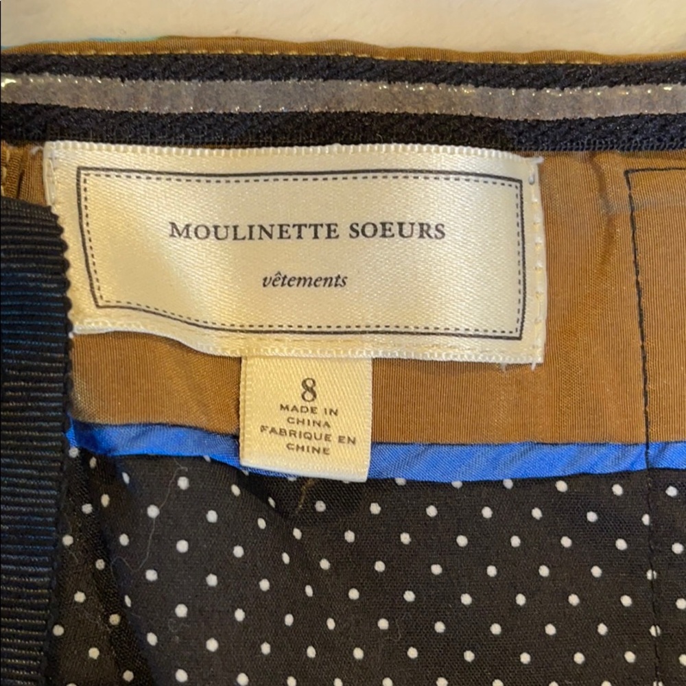 Moulinette Soeurs Strapless Dress - Black, Blue, Orange Floral - Picture 6 of 7